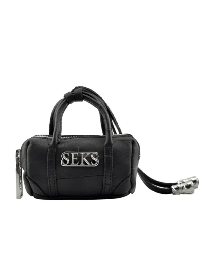 Mini Leather Duffel Bag